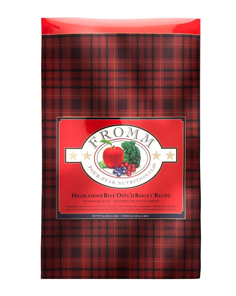 Fromm Grain-In Highlander Beef Dog Food 26lb (Special Order)