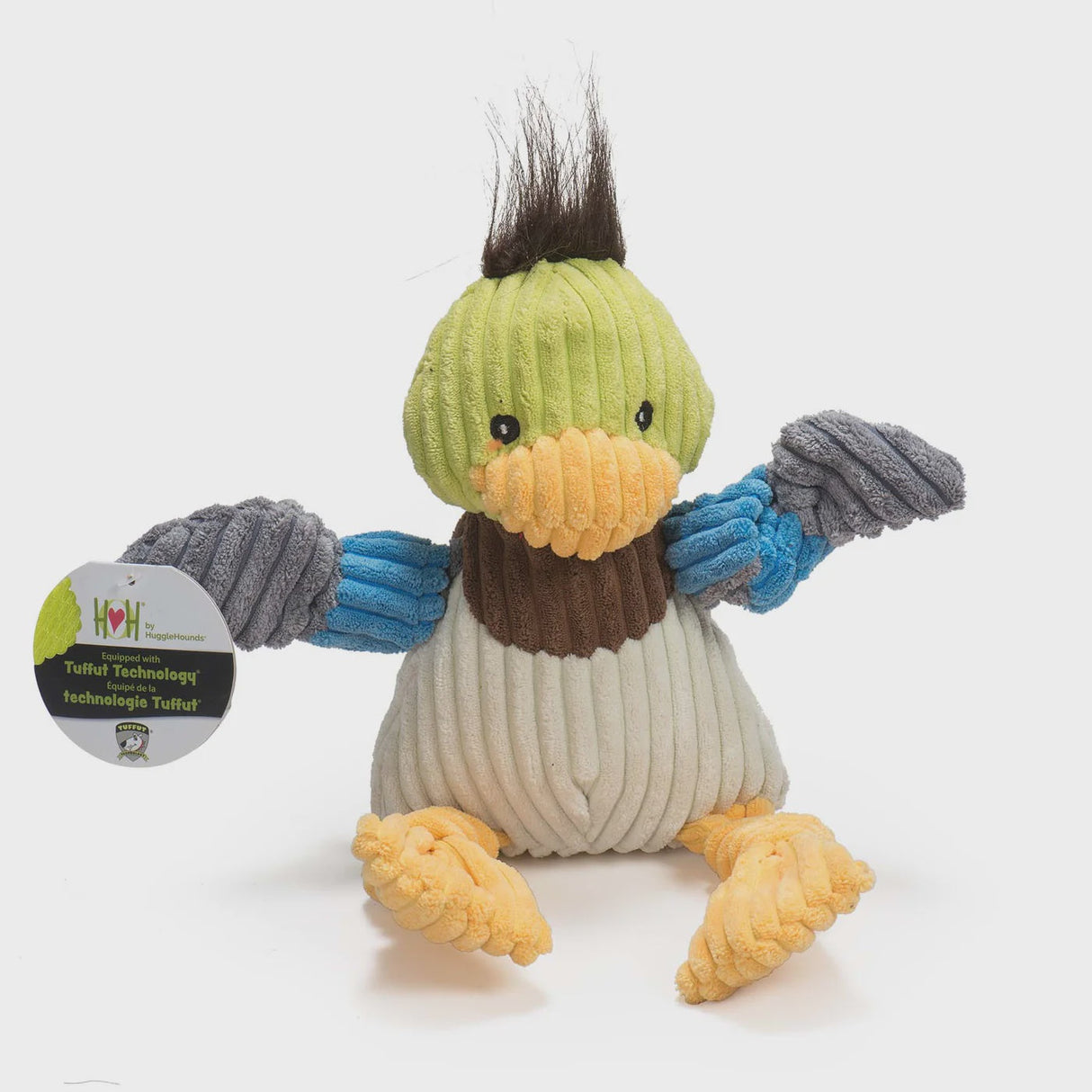 Huggle Hounds Knotted Duck Large 15" Dog Toy