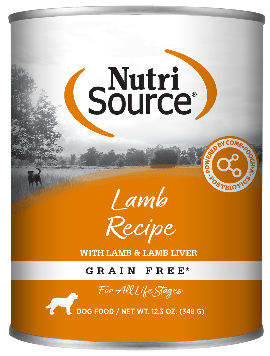 NutriSource Grain-Free Lamb Wet Dog Food 13oz