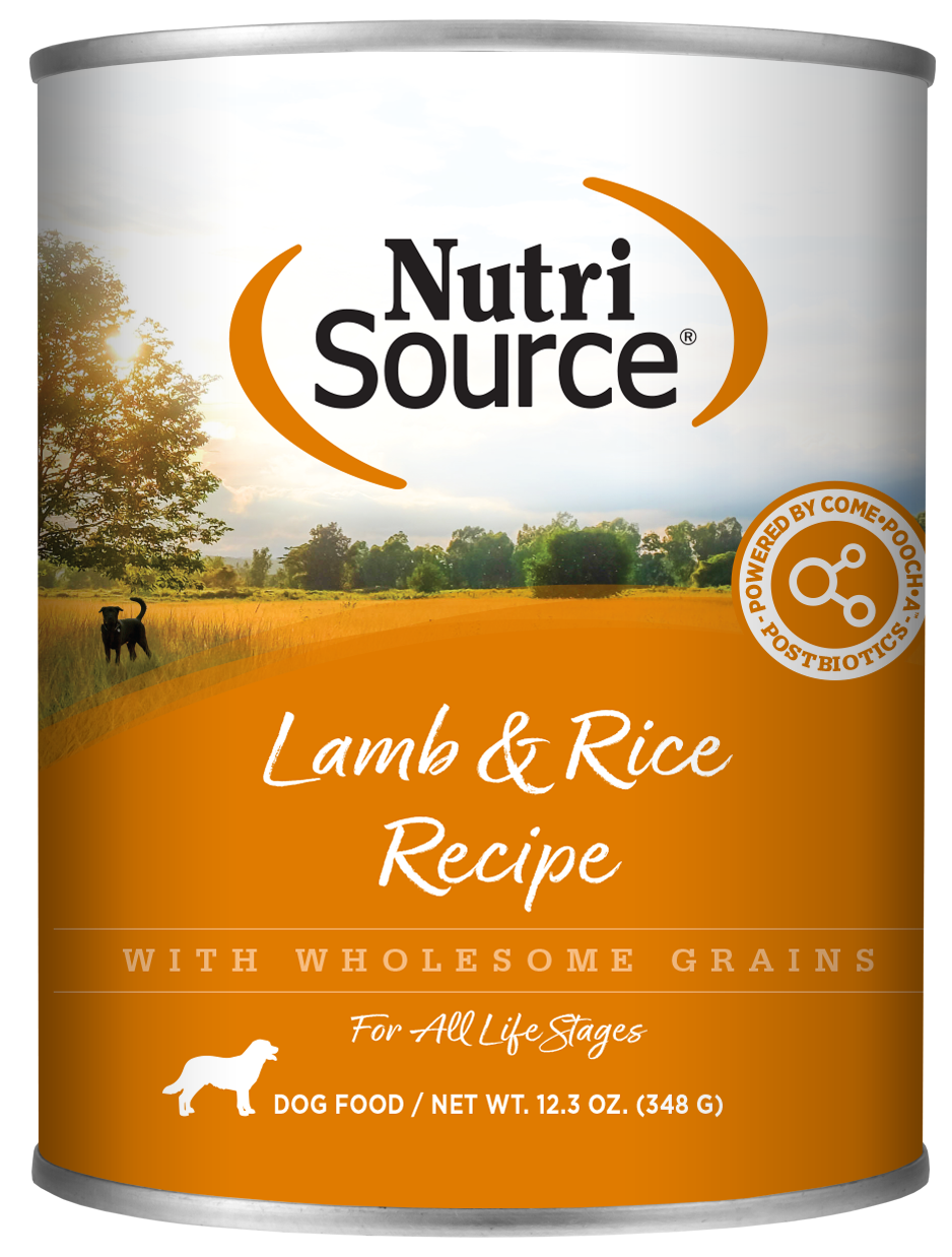 NutriSource Lamb & Rice Wet Dog Food 13oz