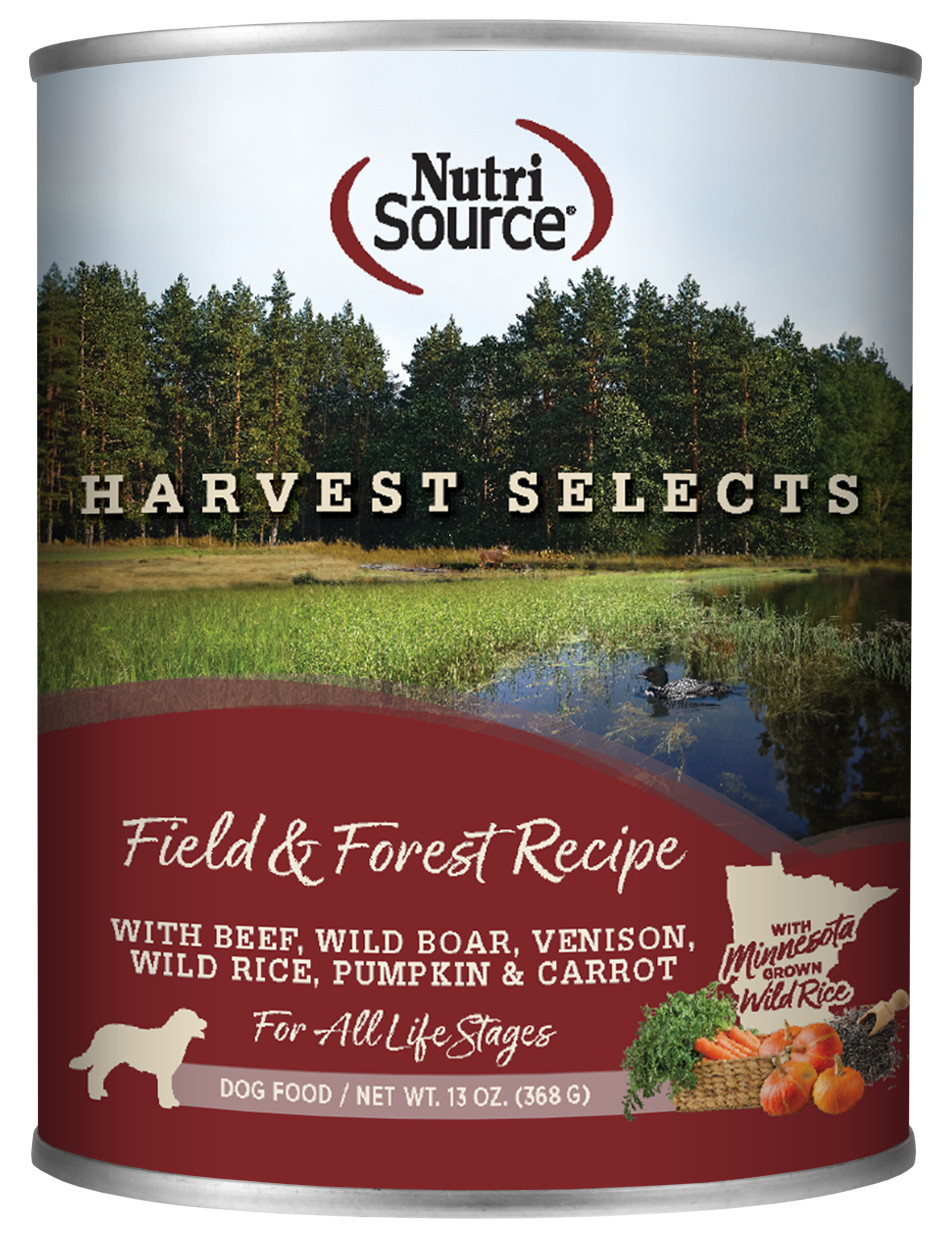 NutriSource Harvest Select Field & Forest Wet Dog Food 13oz