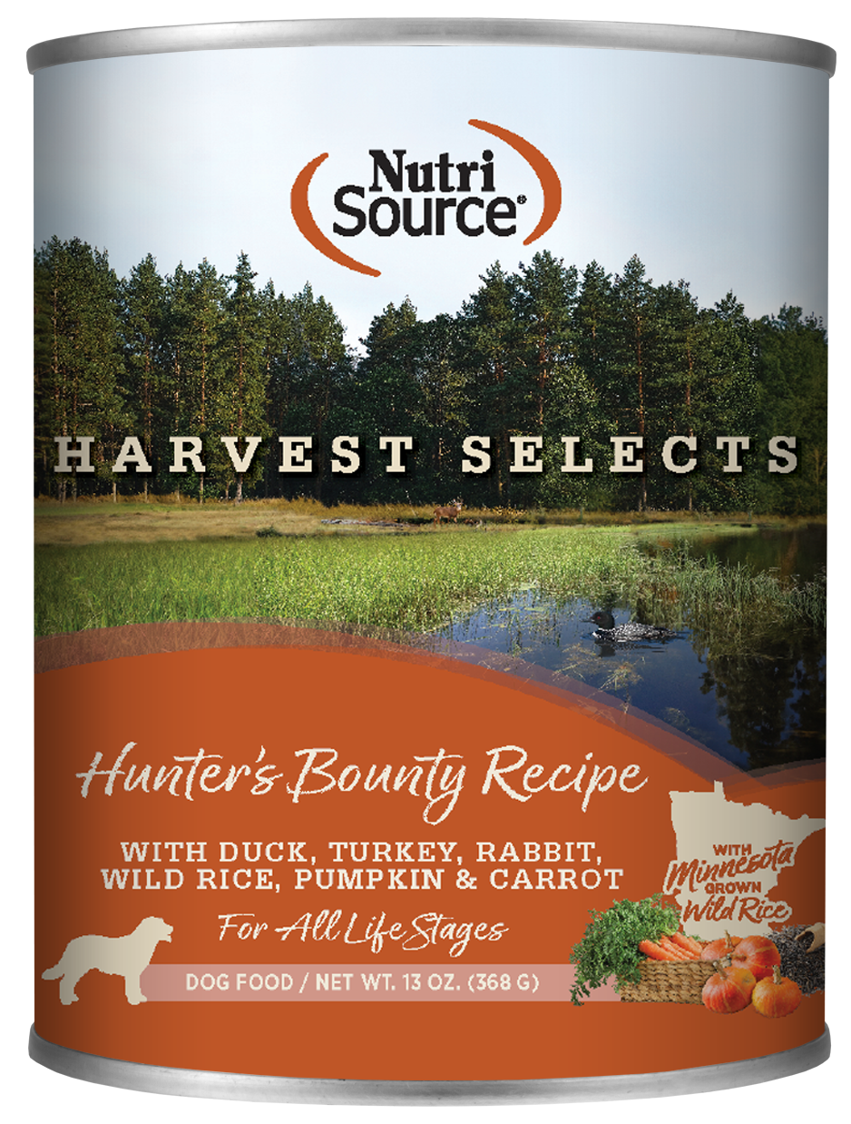 NutriSource Harvest Select Hunter's Bounty Wet Dog Food 13oz (OLD)