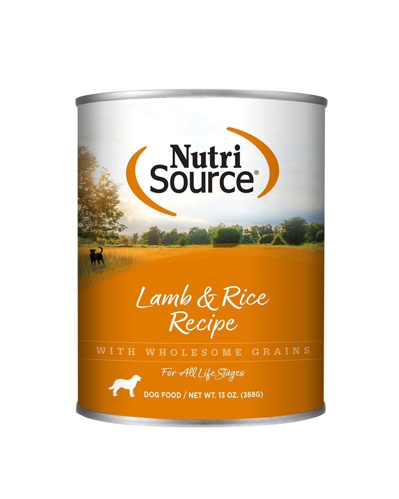 NutriSource Lamb & Rice Wet Dog Food 13oz