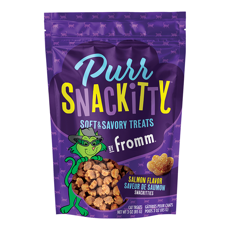 Fromm Purr-Snackitty Soft & Savory Cat Treats - Salmon Flavor 3oz