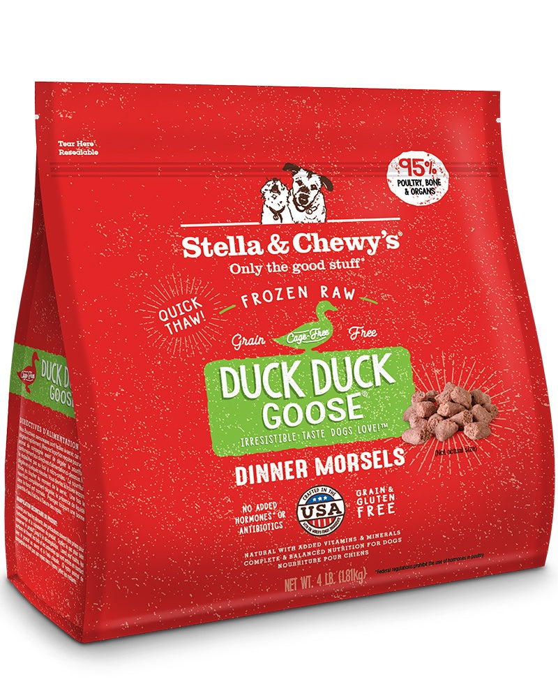 Stella & Chewy’s Frozen Duck Dinner Morsels for Dogs 4lb