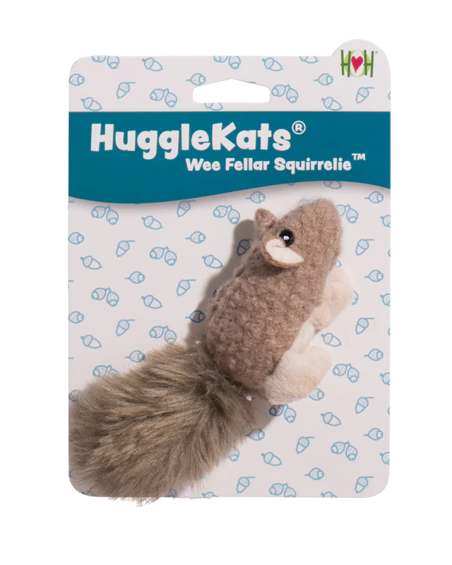 HuggleKats® Wee Fellar Squirrelie Catnip Cat Toy