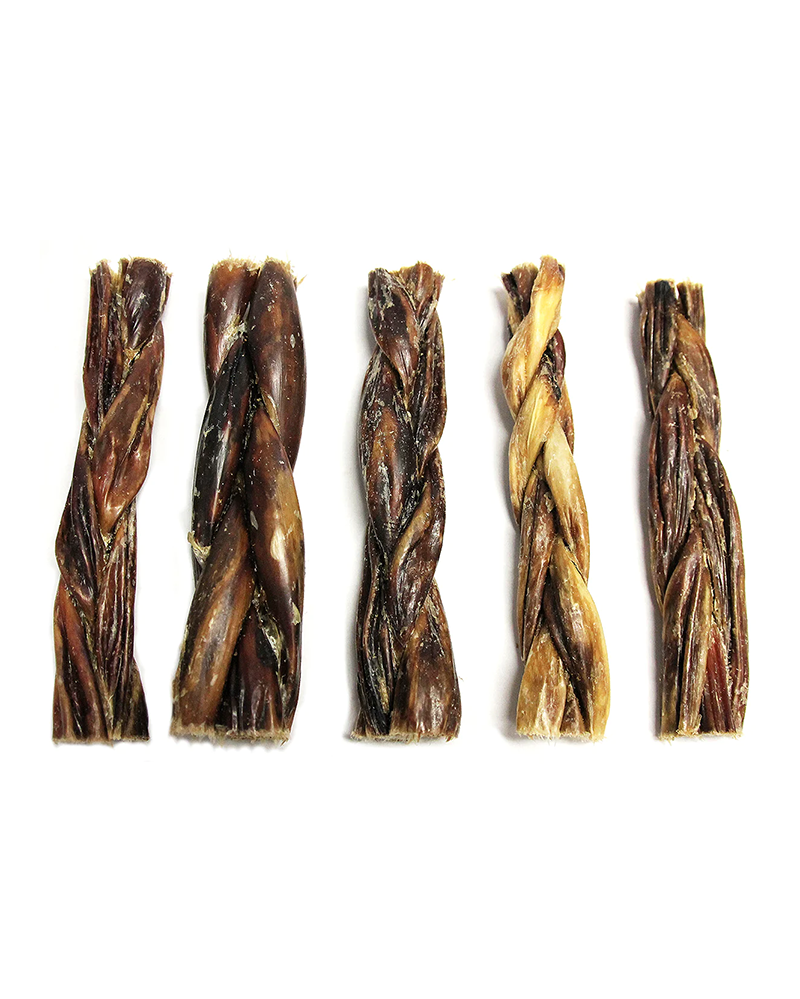 Tuesday's Natural Dog Company 6" Braided Beef Gullet