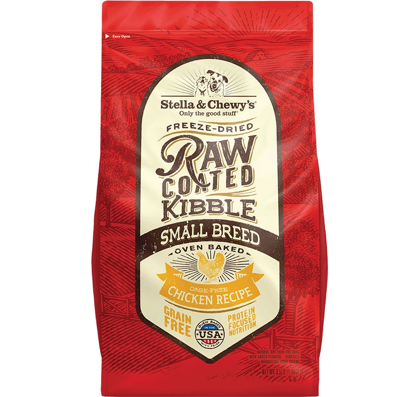 Stella & Chewy’s Raw Coated Kibble Small Breed Chicken Dry Dog Food 3.5lb