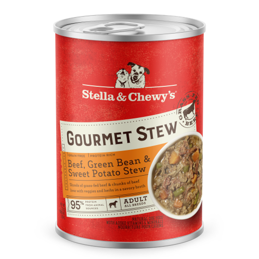 Stella & Chewy's Gourmet Stew for Dogs with Beef, Green Beans & Sweet Potato 12.5oz