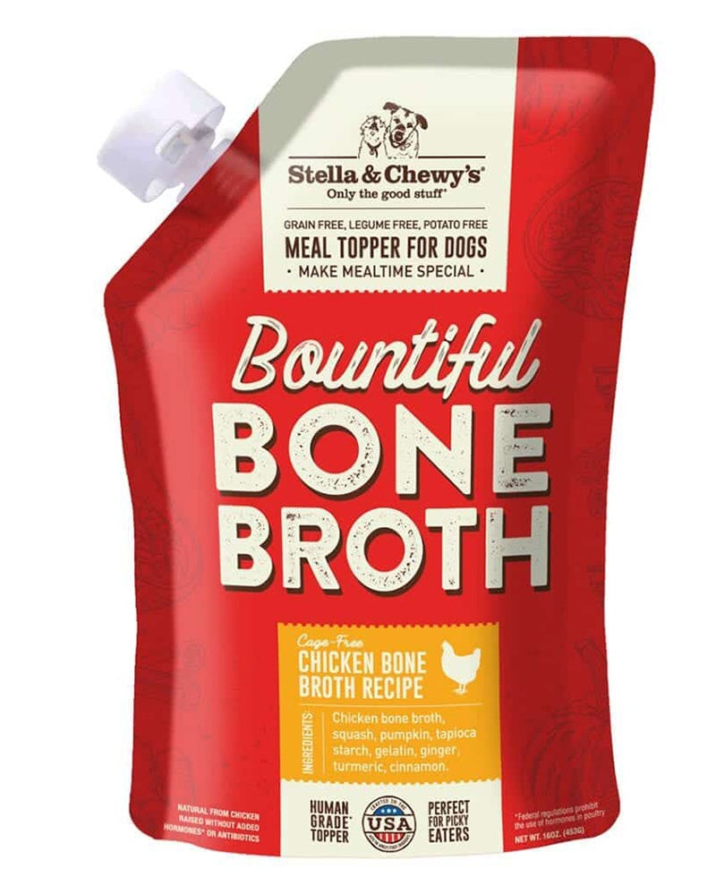Stella & Chewy's Bountiful Chicken Bone Broth for Dogs 16oz