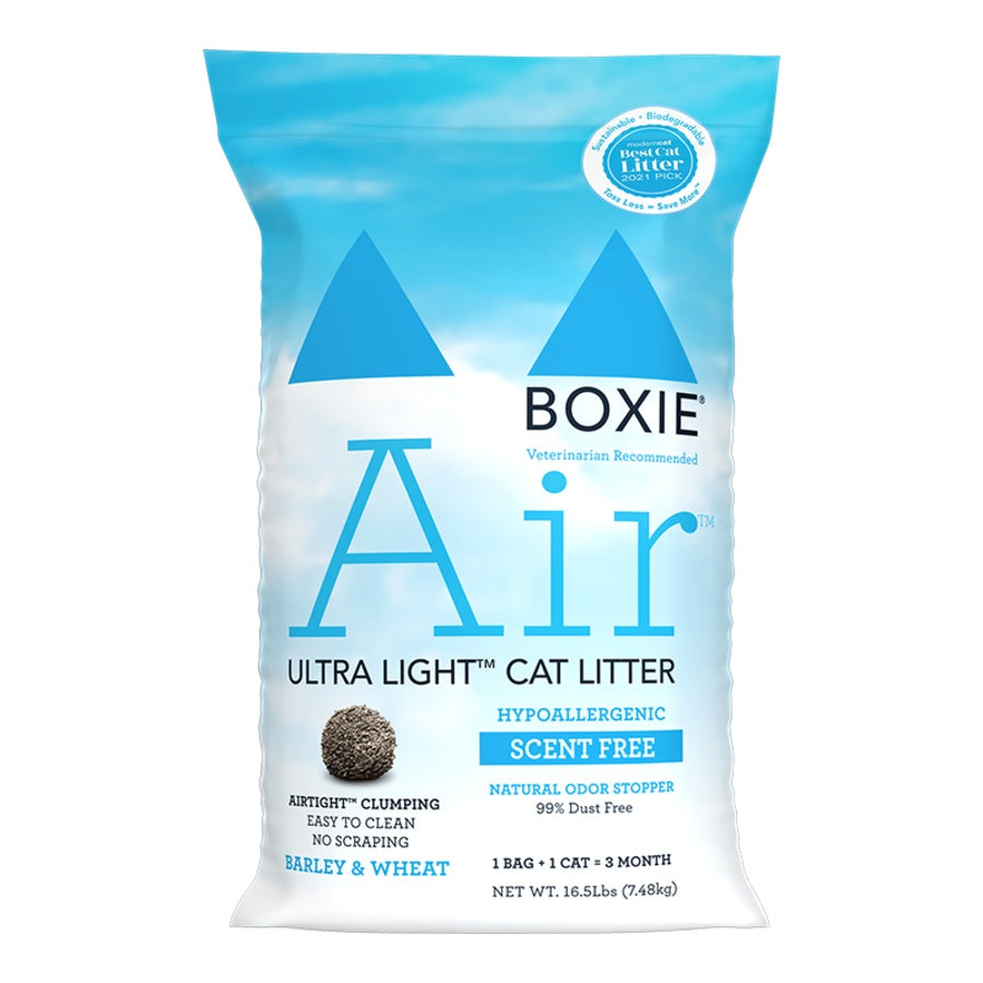 Boxiecat Air Unscented Lightweight Litter - 16.5lb