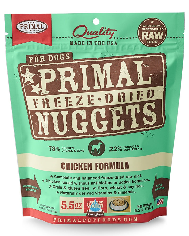 Primal Dog Freeze-Dried Chicken Nuggets