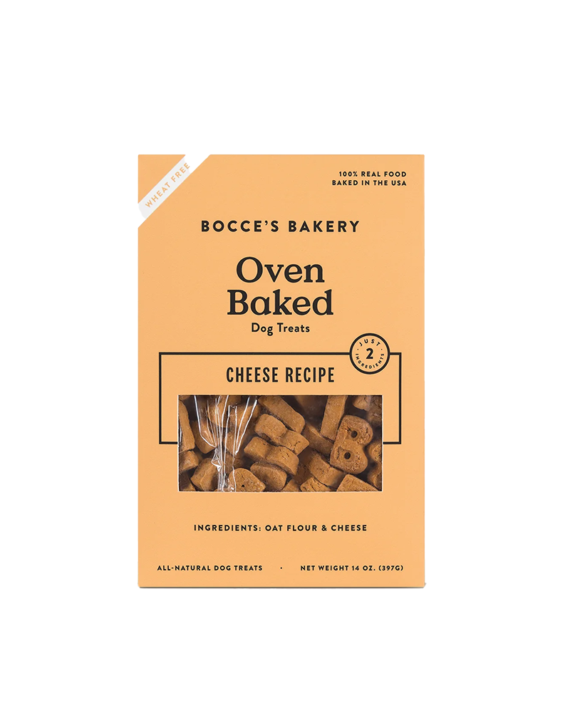 Bocce's Bakery Oven Baked Cheese Biscuits Dog Treats 14oz