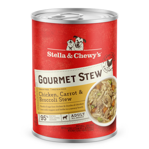 Stella & Chewy's Gourmet Stew for Dogs with Chicken, Carrot & Broccoli 12.5oz