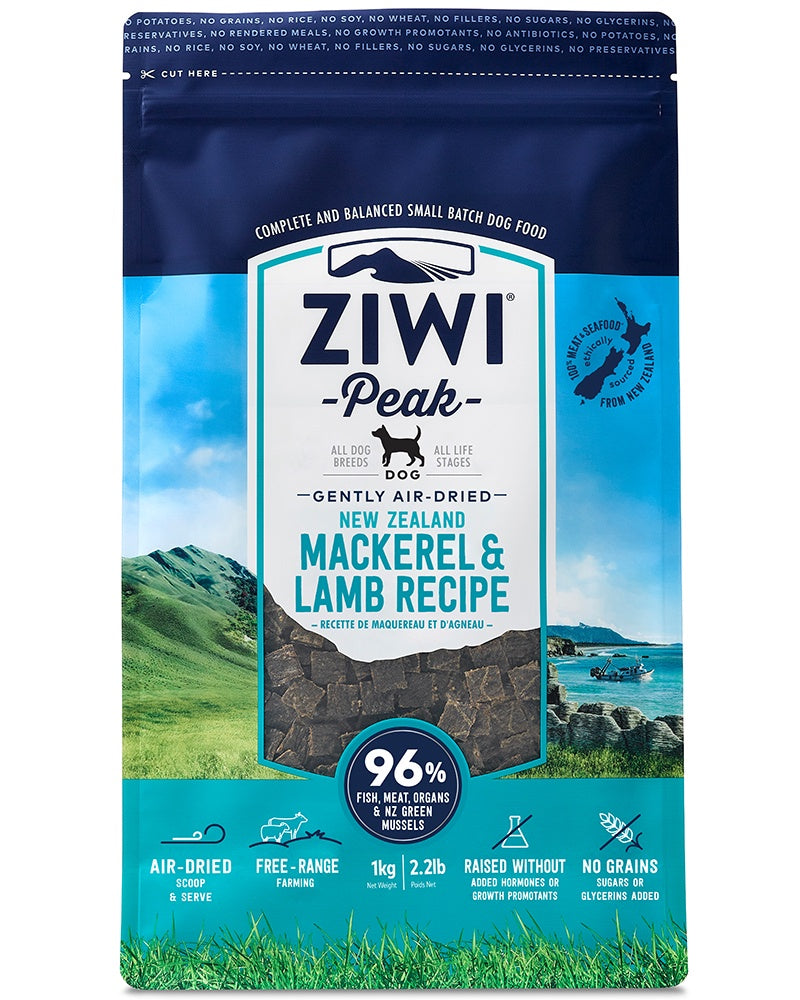 ZIWI® Peak Air-Dried Mackerel & Lamb Dog Food 1lb