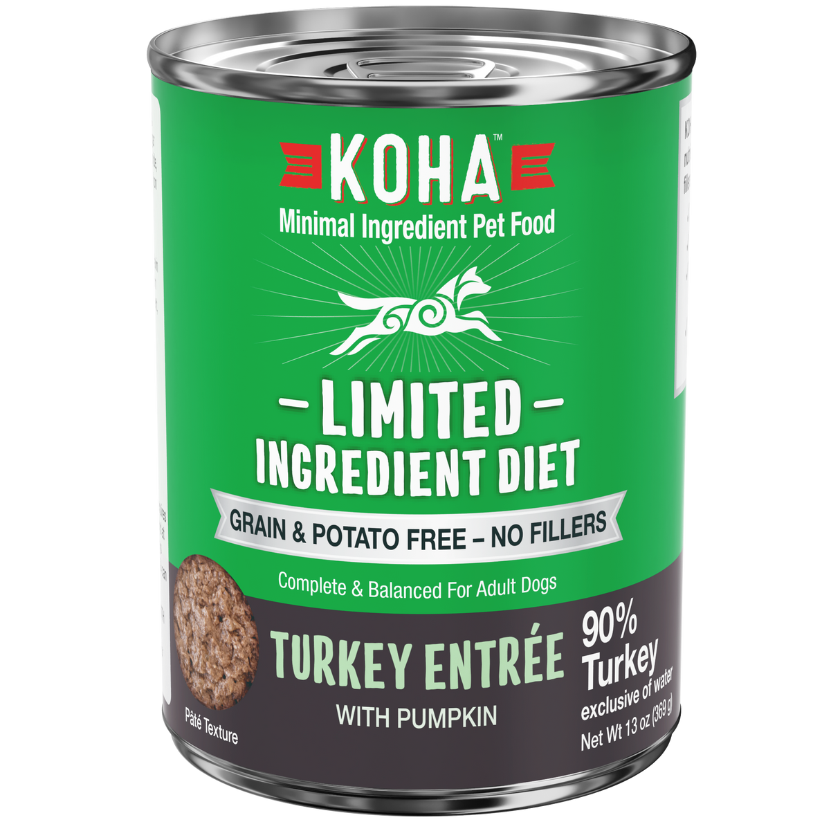 Koha Limited Ingredient Turkey Entrée Wet Dog Food 13oz