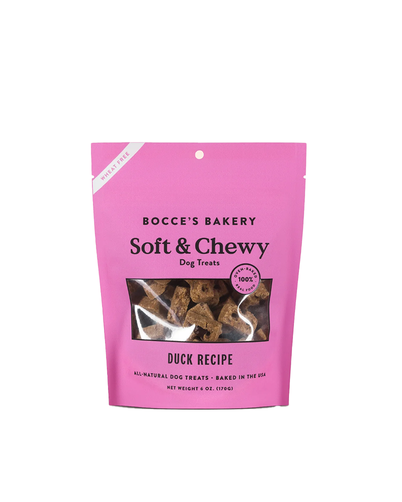 Bocce's Bakery Soft & Chewy Duck Dog Treats 6oz