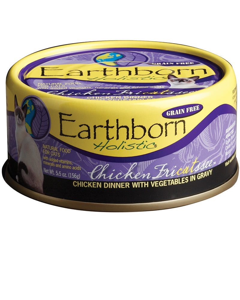 Earthborn Holistic Chicken Fricatssee Grain-Free Cat Canned Food 5.5oz