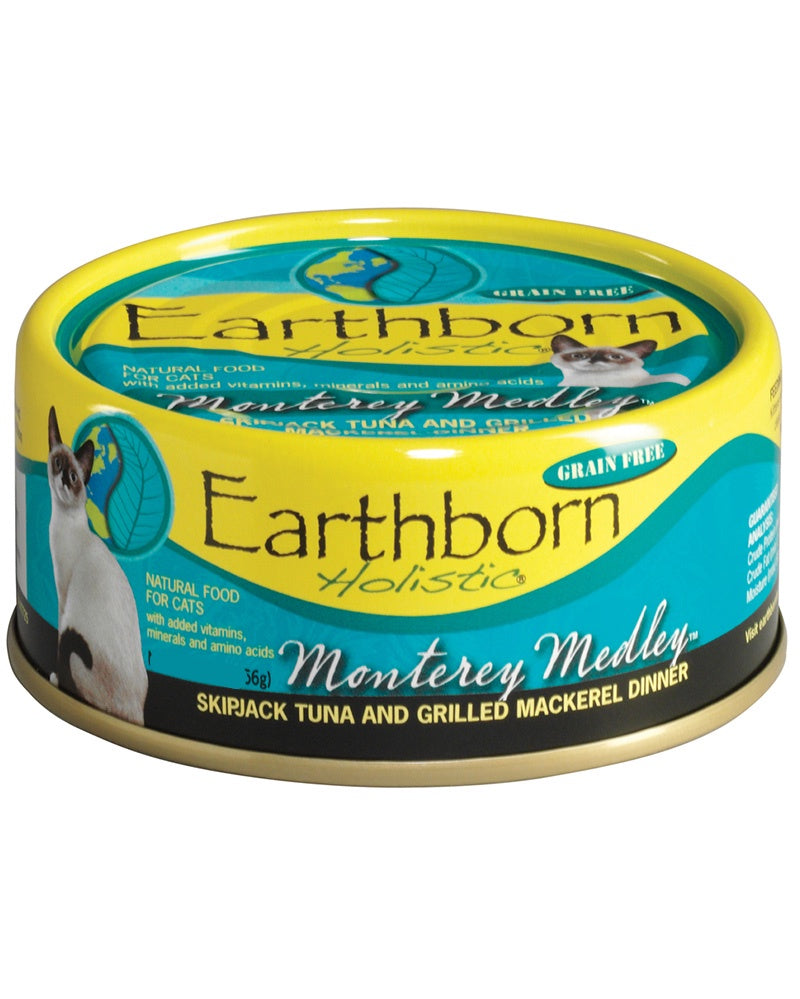 Earthborn Holistic Monterey Medley Grain-Free Cat Canned Food 3oz