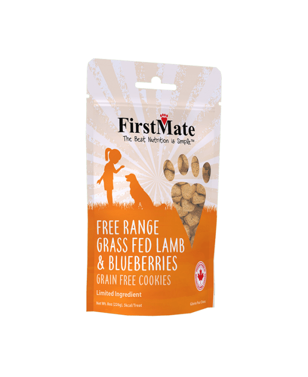 FirstMate Free Range Grass Fed Lamb & Blueberries Treats 8oz