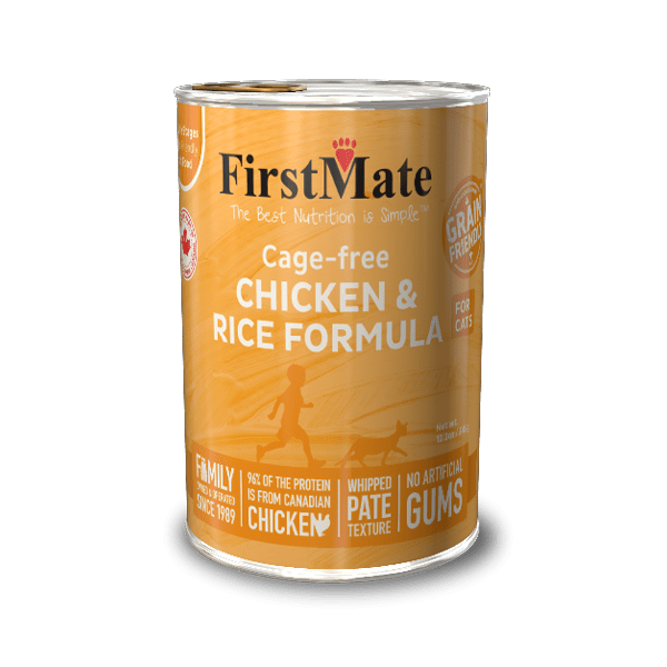 FirstMate Cat Can Cage-Free Chicken & Rice 12.2oz