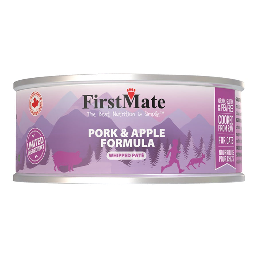 Firstmate Pork & Apple Grain Free Pate Wet Cat Food 3.2oz