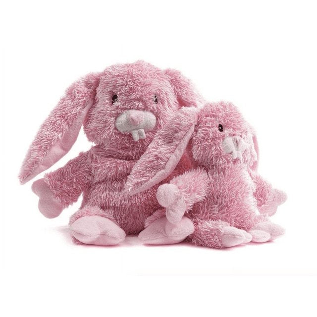 FabDog Fluffy Bunny Plush Dog Toy