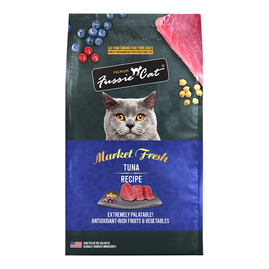 Fussie Cat Market Fresh Tuna Dry Cat Food 10lb