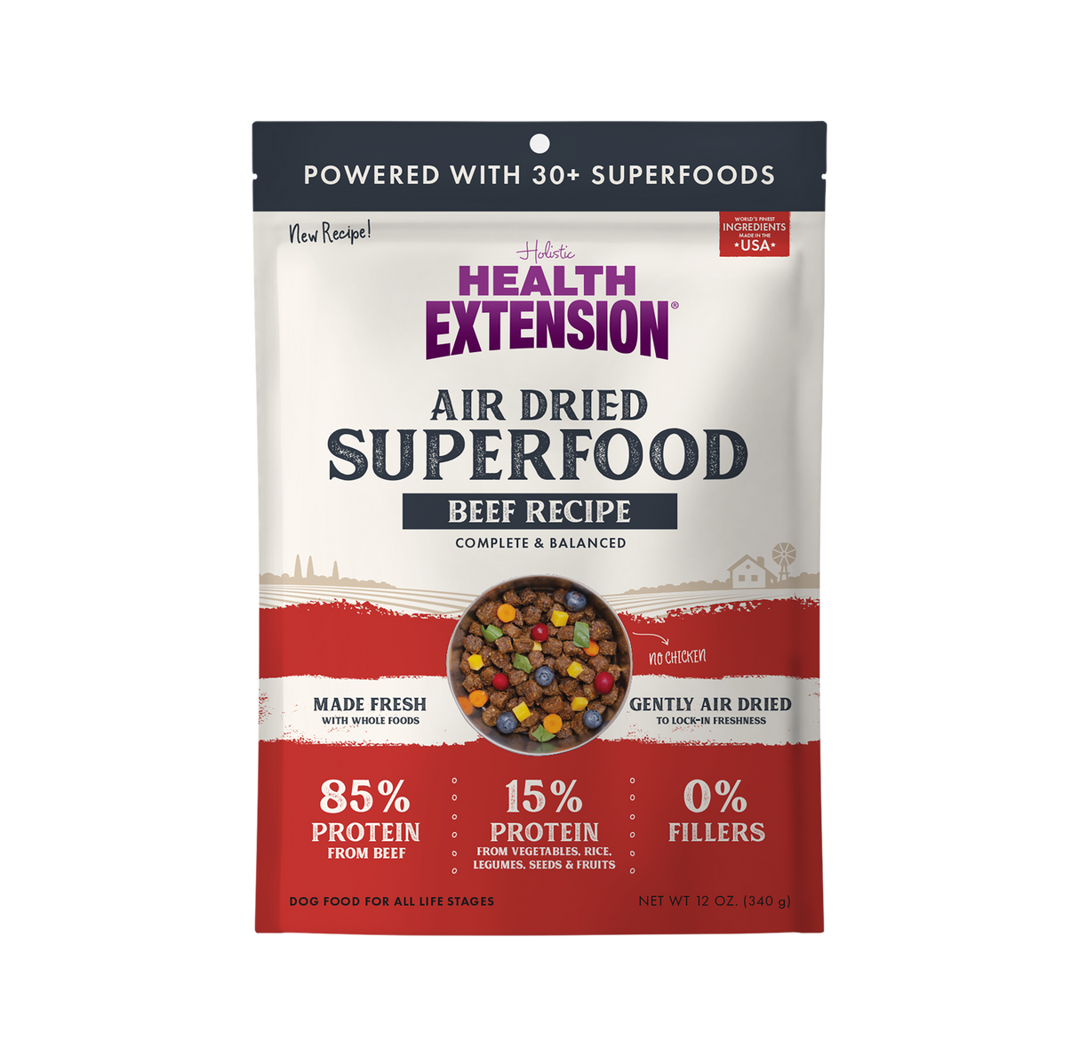 Health Extension Air Dried Beef Dog Food