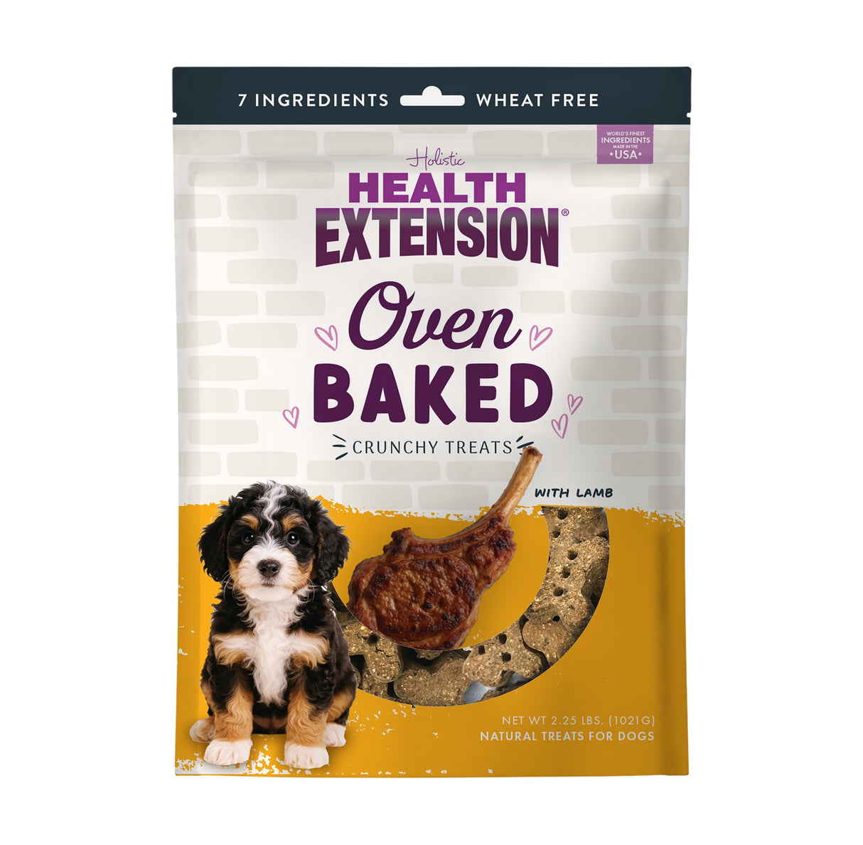 Health Extension Oven Baked Crunchy Treats Lamb 2.25lb