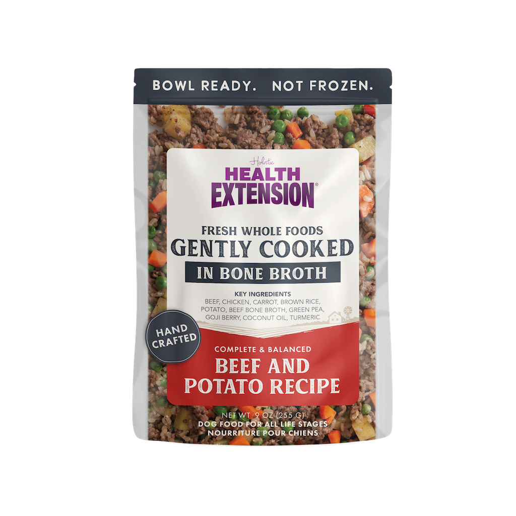 Health Extension Gently Cooked Beef & Potato Dog Food 9oz