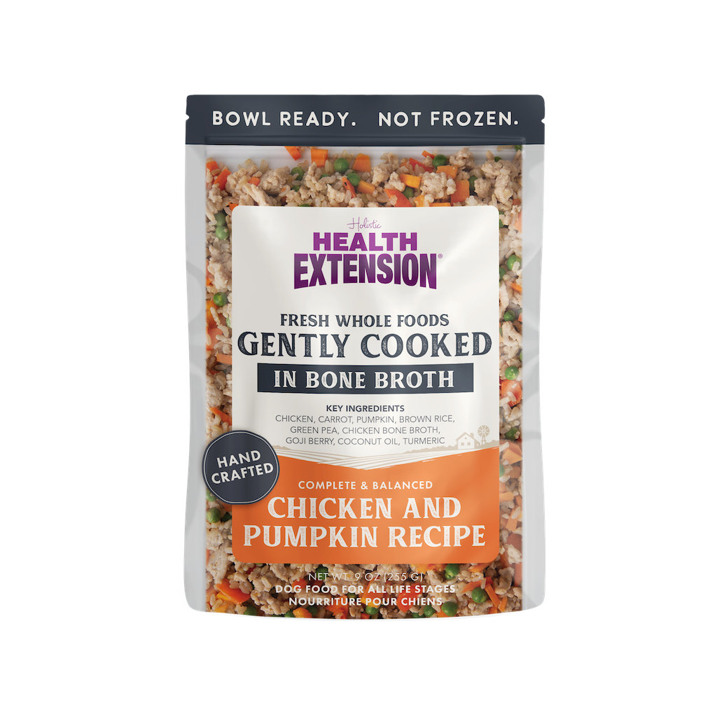 Health Extension Gently Cooked Chicken & Pumpkin Dog Food 9oz