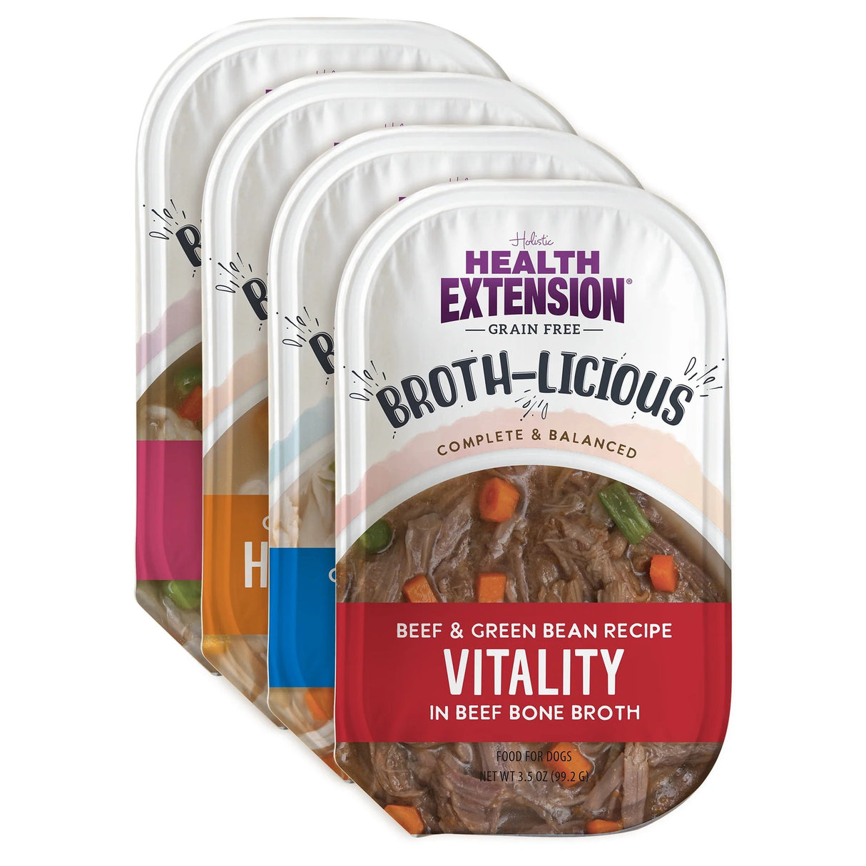 Health Extension Broth-Licious Variety Pack 3.5oz - 10pack