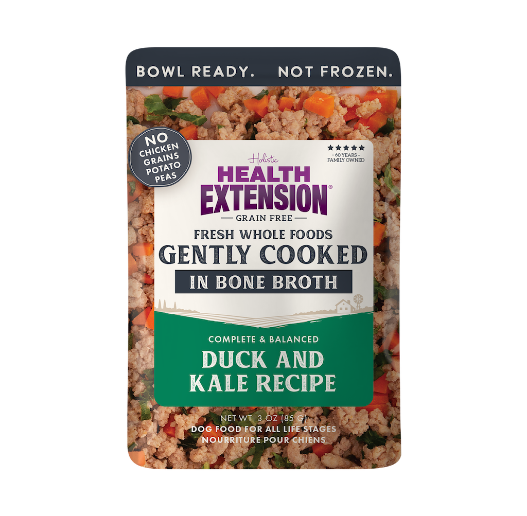 Health Extension Gently Cooked Duck & Kale Dog Food 3oz
