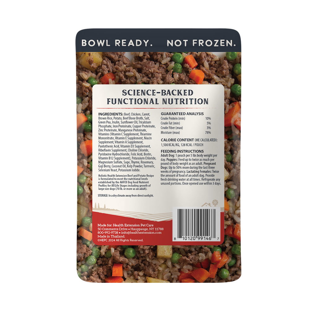 Health Extension Gently Cooked Beef & Potato Dog Food 3oz