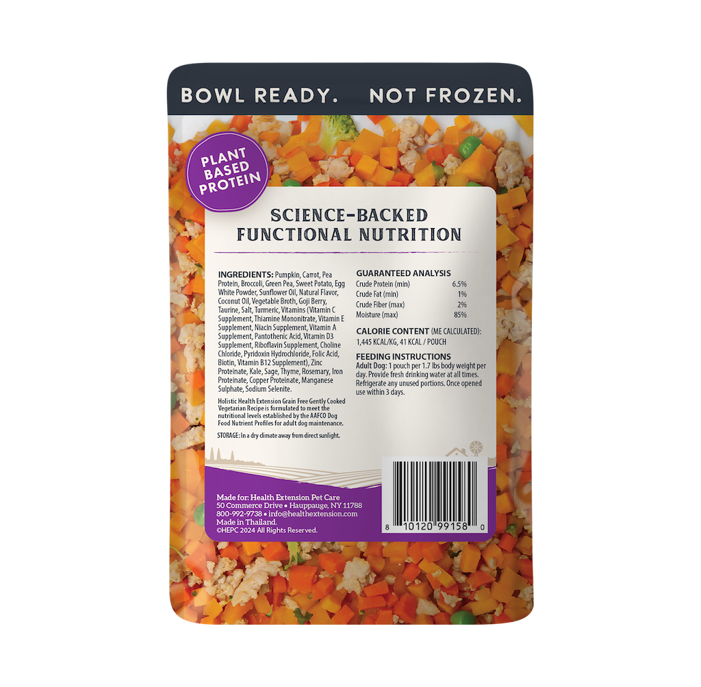 Health Extension Gently Cooked Vegetarian Dog Food 3oz