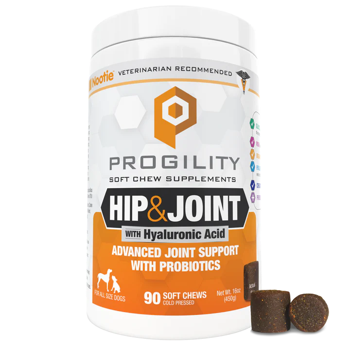 Nootie Progility Hip & Joint Soft Chew Supplements for Dogs - 90ct