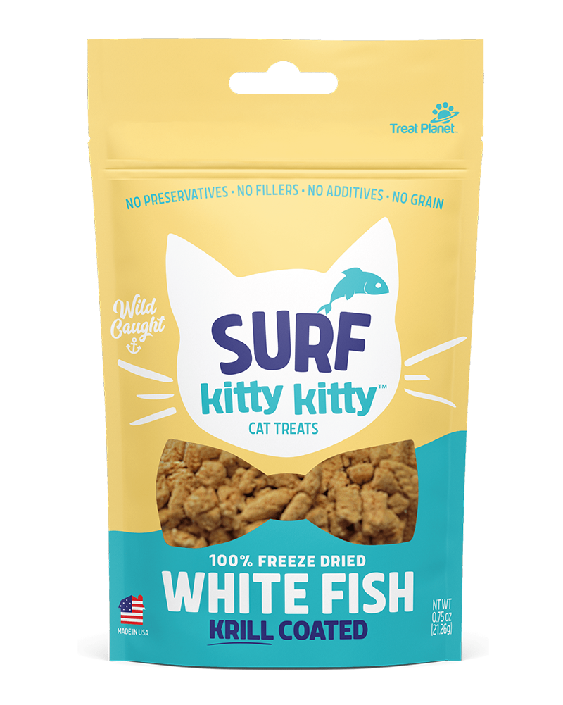 Surf Kitty Kitty Freeze-Dried Whitefish Cat Treats 0.5oz