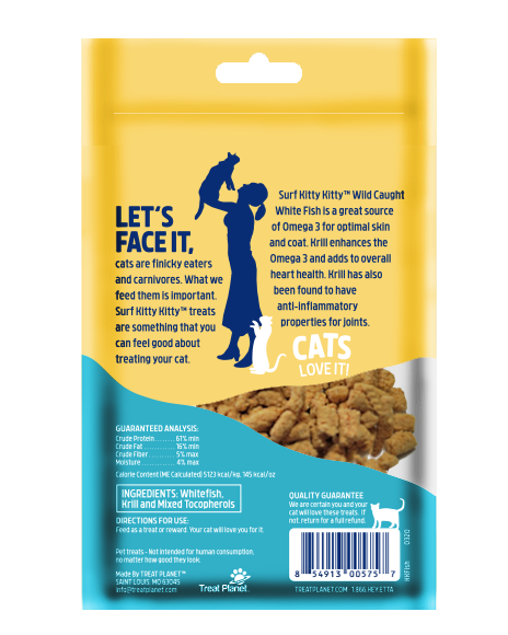 Surf Kitty Kitty Freeze-Dried Whitefish Cat Treats 0.5oz
