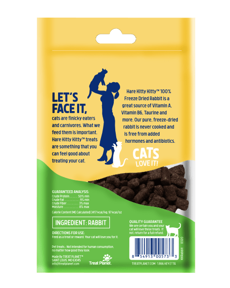 Hare Kitty Kitty Freeze-Dried Rabbit Treat 0.9oz