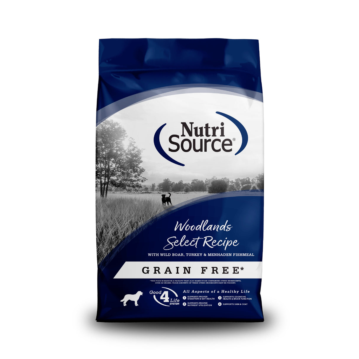 NutriSource Grain Free Woodlands Select Dry Dog Food 26lbs