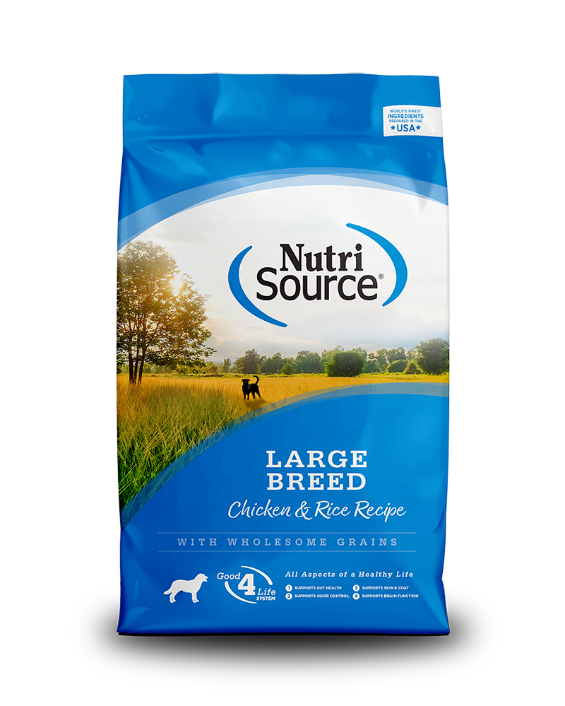 NutriSource Large Breed Chicken & Rice Dry Dog Food 26lb