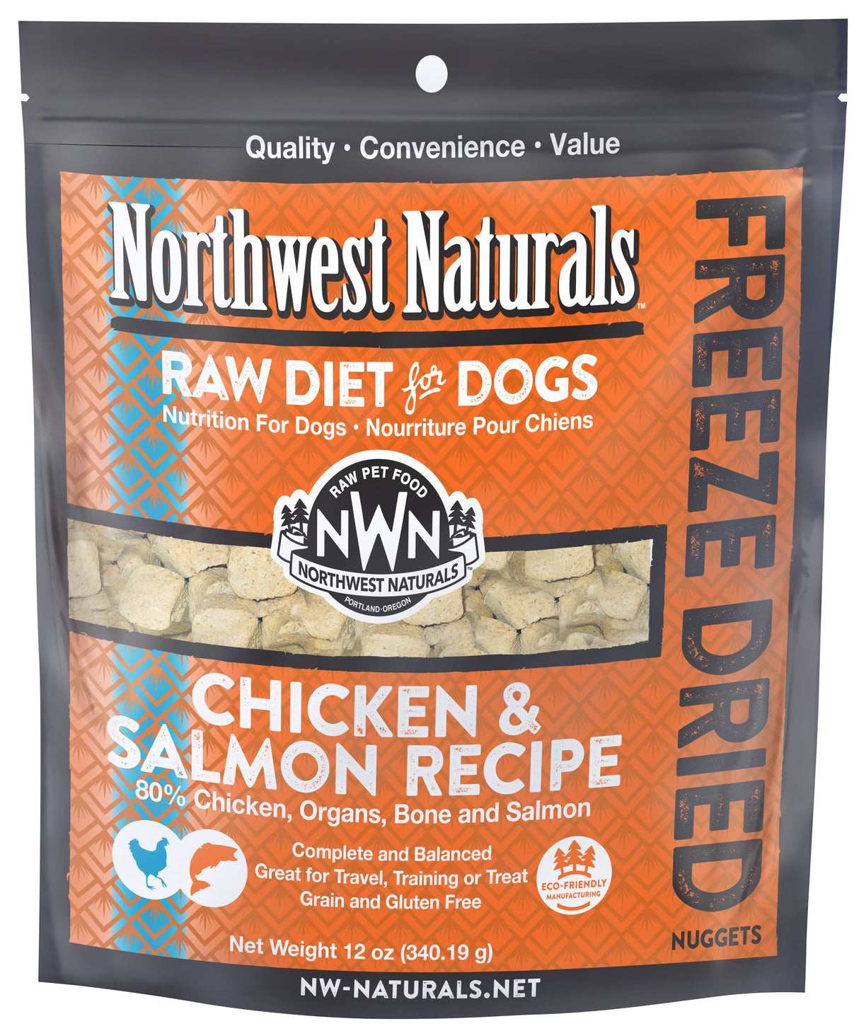 Northwest Naturals Freeze-Dried Chicken & Salmon Nuggets 12oz