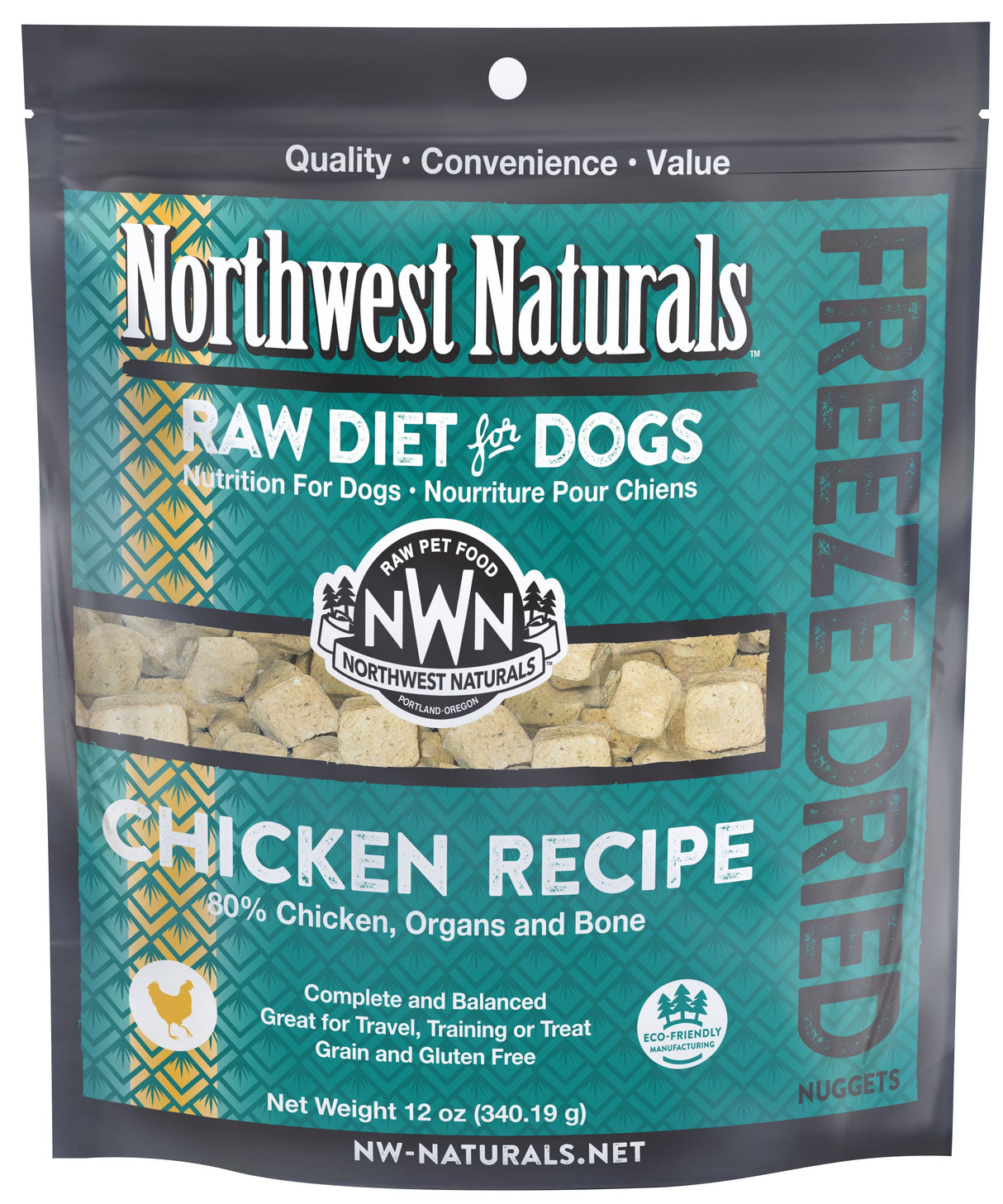 Northwest Naturals Freeze-Dried Chicken Nuggets 12oz