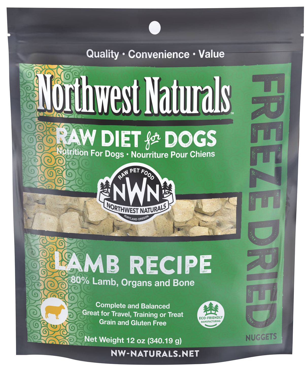 Northwest Naturals Freeze-Dried Lamb Nuggets 12oz