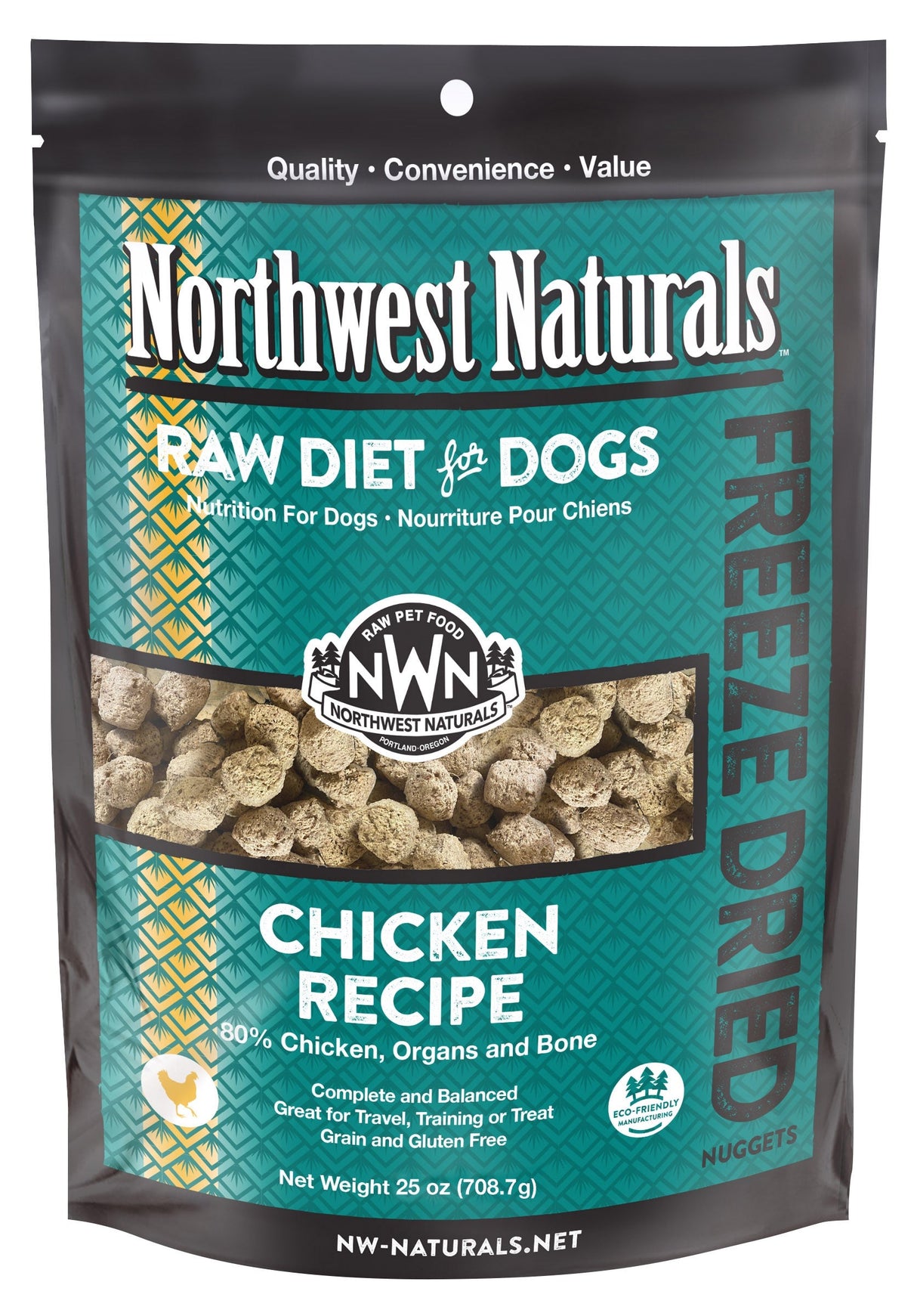 Northwest Naturals Freeze-Dried Chicken Nuggets 25oz