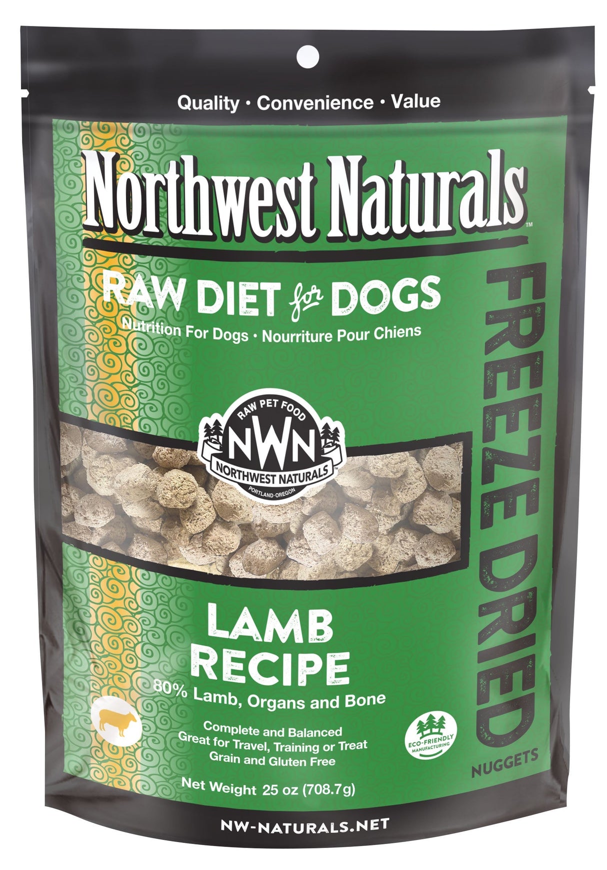 Northwest Naturals Freeze-Dried Lamb Nuggets 25oz