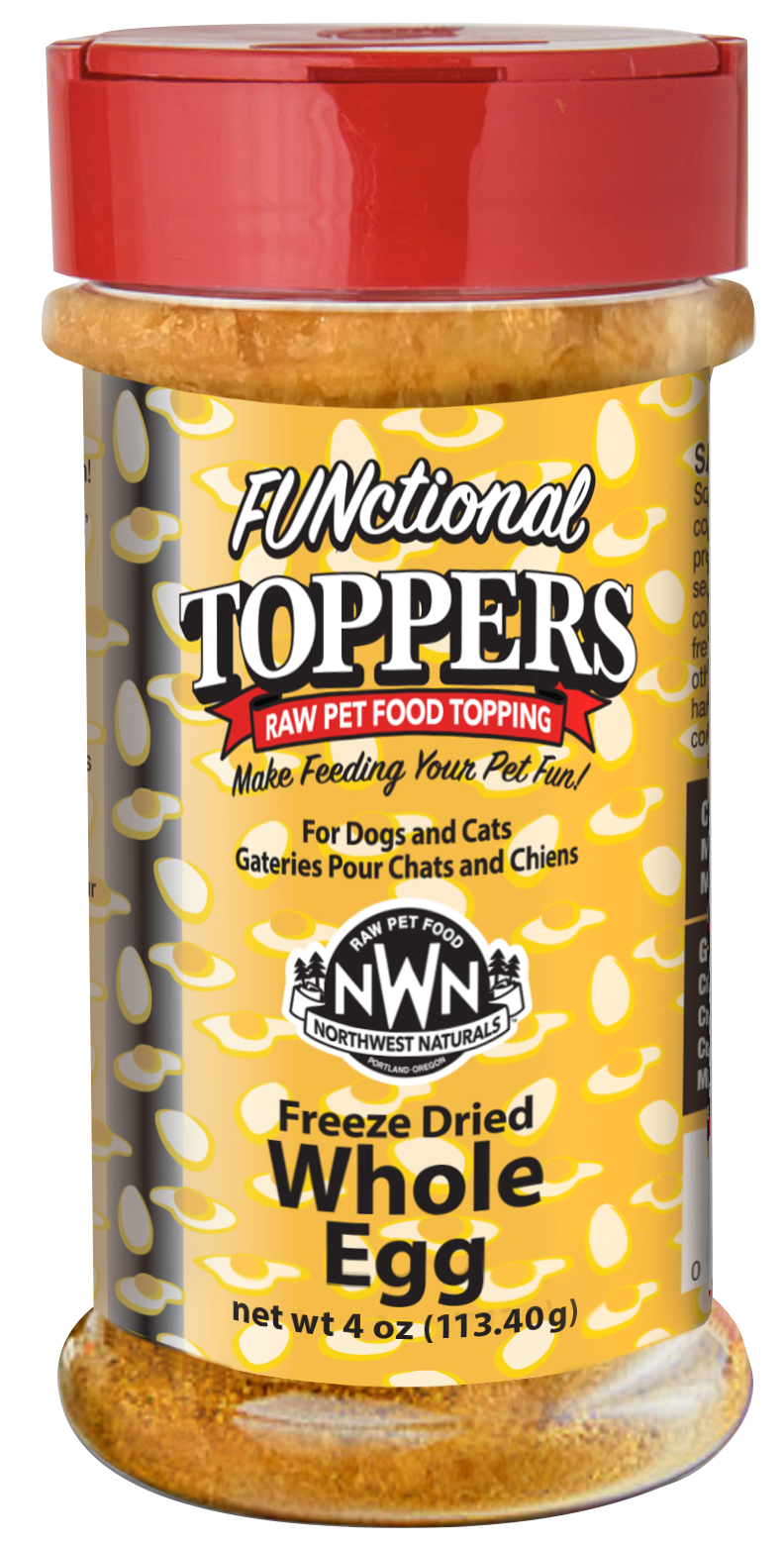 Northwest Naturals FUNctional Freeze-Dried Toppers Whole Egg 4oz