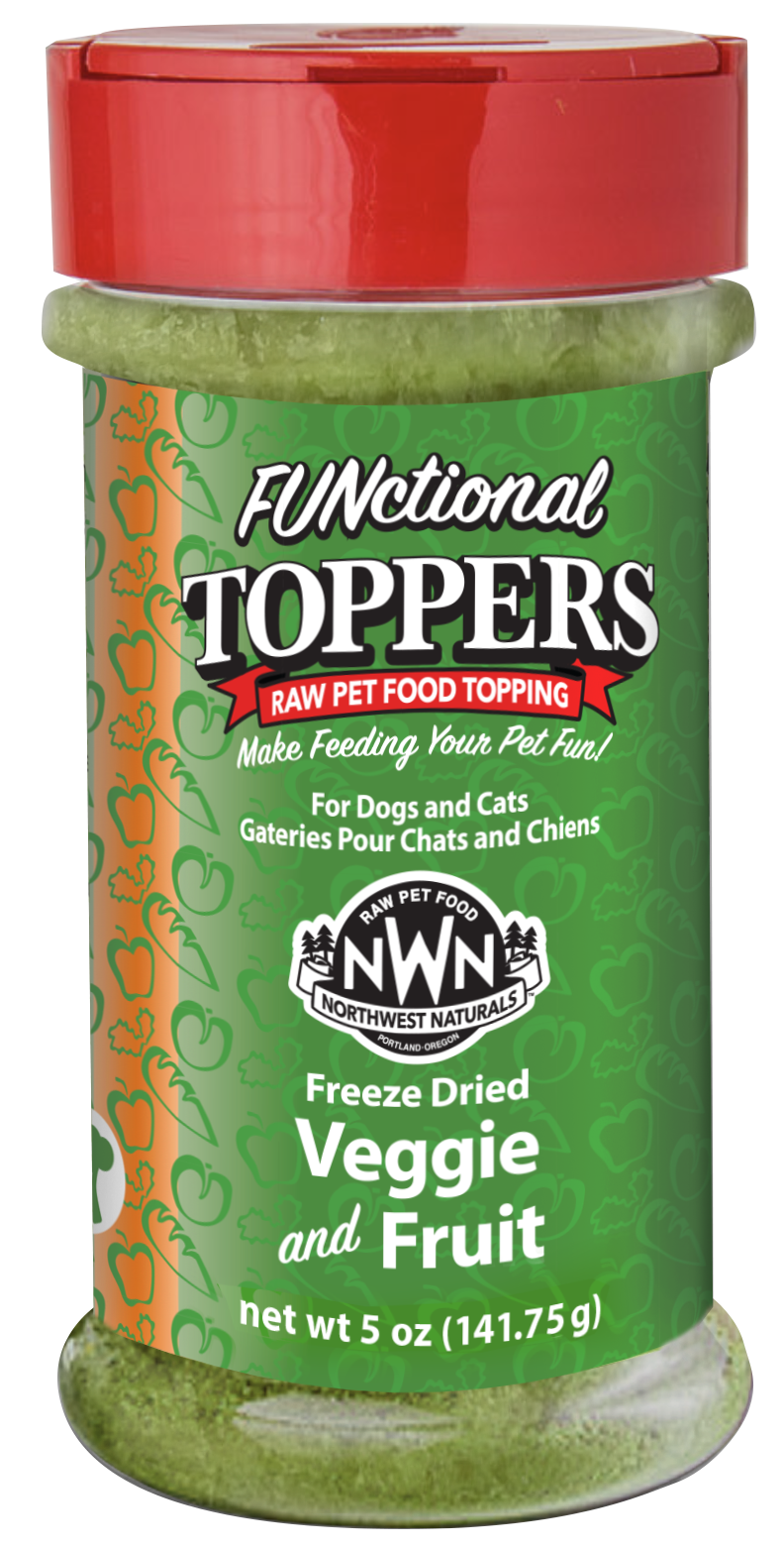 Northwest Naturals FUNctional Freeze-Dried Toppers Veggie & Fruit 3oz