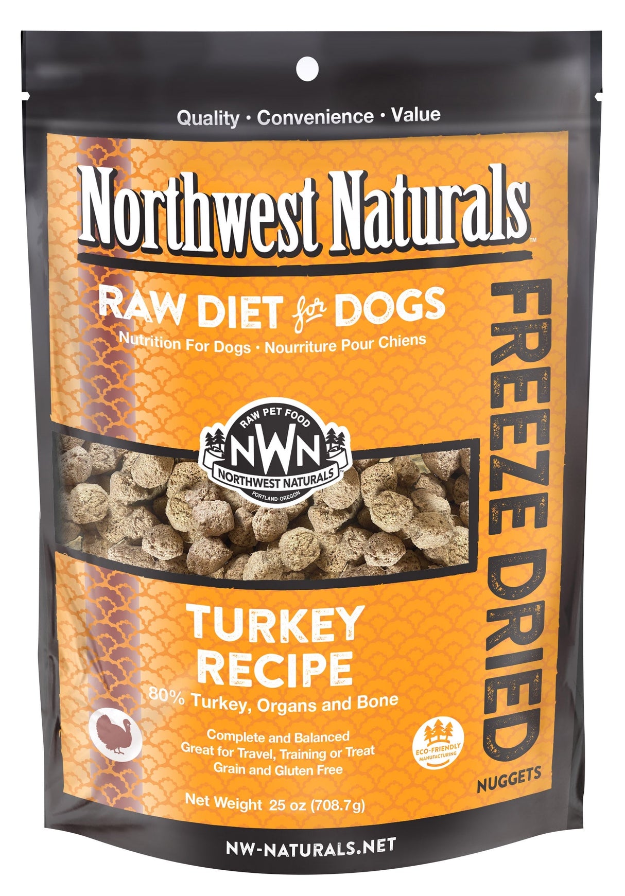 Northwest Naturals Freeze-Dried Turkey Nuggets 25oz